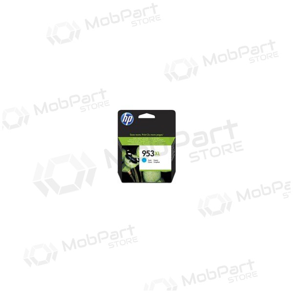 HP No.953 XL (F6U16AE), blauwe cartridge voor inkjetprinters, 1600 pagina's.