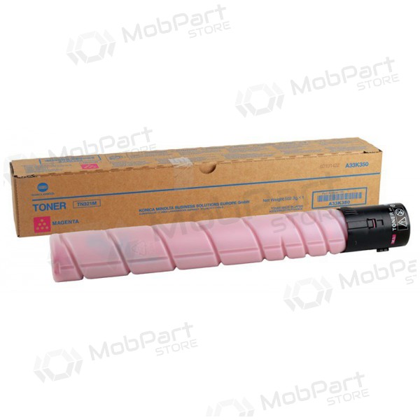 Konica-Minolta TN-321 (A33K350), magenta cartridge voor laserprinters, 25000 pagina's