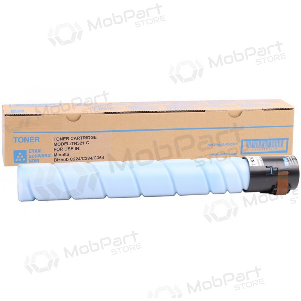 Konica-Minolta TN-321 (A33K450), cyaan cartridge voor laserprinters, 25000 pagina's