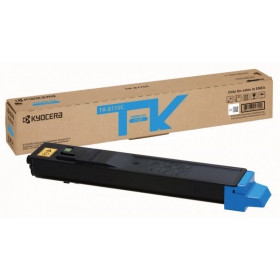 Kyocera (1T02P3CNL0, TK-8115C), cyaan cartridge voor laserprinters, 6000 pagina's