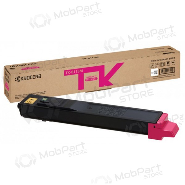 Kyocera (1T02P3BNL0, TK-8115M),  patroon voor laserprinters, 6000 pagina's.