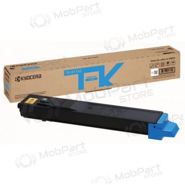 Kyocera (1T02P3CNL0, TK-8115C),  patroon voor laserprinters, 6000 pagina's.