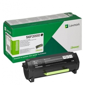 Lexmark 56F2000 lasercartridge, zwart