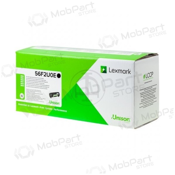 Lexmark 56F2U0E, zwarte cartridge voor laserprinters, 25000 pagina's