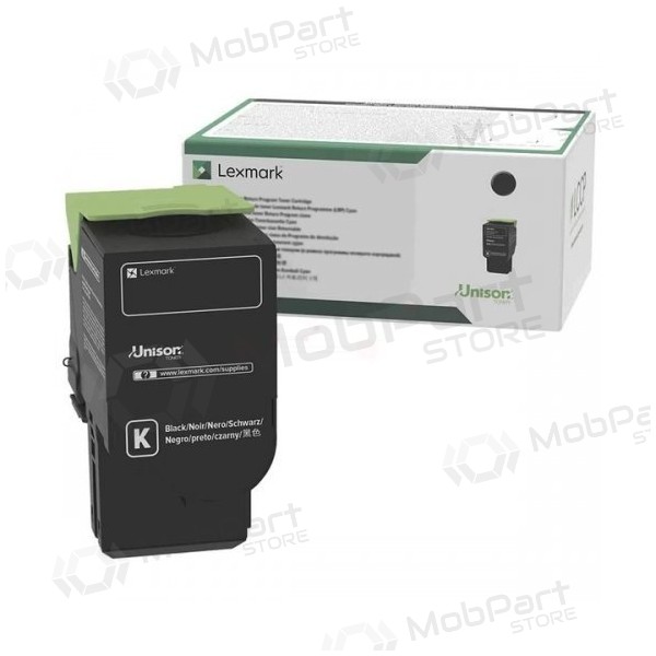 Lexmark 78C2XK0 lasercartridge, zwart