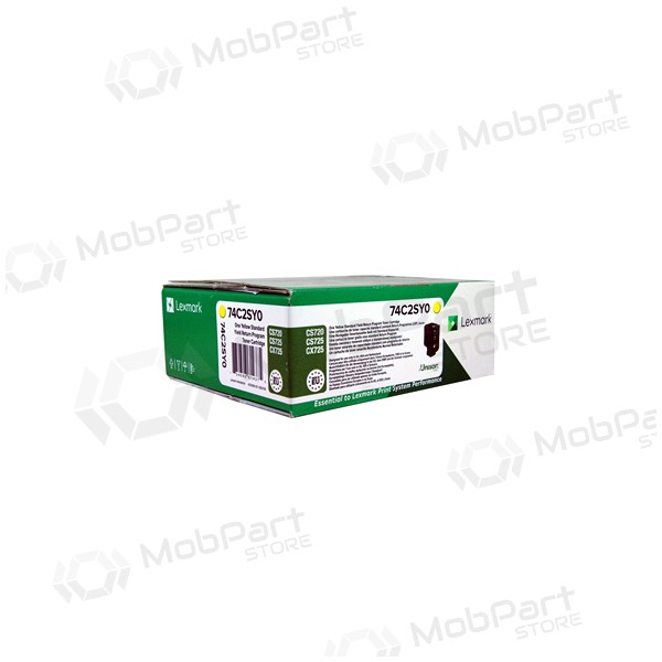Lexmark return (74C2SYE, 074C2SY0), geel patroon voor laserprinters, 7000 pagina's.