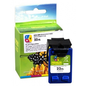 Niet-originele Static Control HP 22XL (C9352CE), driekleuren cartridge voor inkjetprinters, 415 pagina's