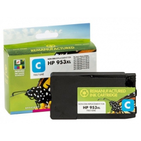 Niet-originele Static Control HP No.953 XL (F6U16AE) Nieuwe chip, cyaan cartridge voor inkjetprinters, 1600 pagina's