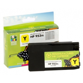Niet-originele Static Control HP No.953 XL (F6U18AE) met nieuwe chip, gele cartridge voor inkjetprinters, 1600 pagina's