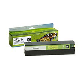 Niet-originele Static Control HP No.973X (L0S07AE) Nieuwe chip, zwarte cartridge voor inkjetprinters, 10000 pagina's