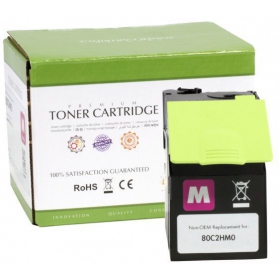Niet-originele Static Control Lexmark 802HM (80C2HM0), magenta cartridge voor laserprinters, 3000 pagina's