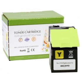 Niet-originele Static Control Lexmark 802HY (80C2HY0), gele cartridge voor laserprinters, 3000 pagina's