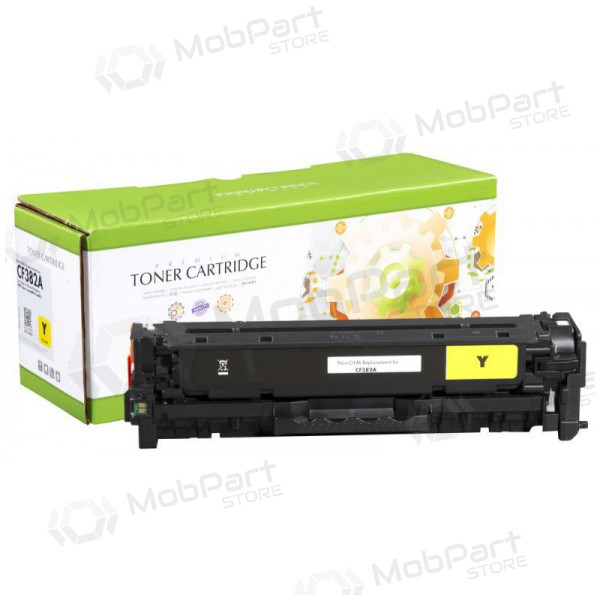 Compatibele Static Control HP 312A (CF382A) gele tonercartridge voor laserprinters, 2700 pagina's.