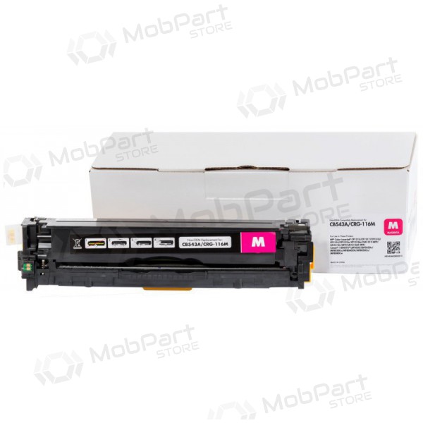 Compatibele Static Control HP CB543A/CE323A/CF213A/ Canon CRG716 magenta tonercartridge voor laserprinters, 1400 pagina's.