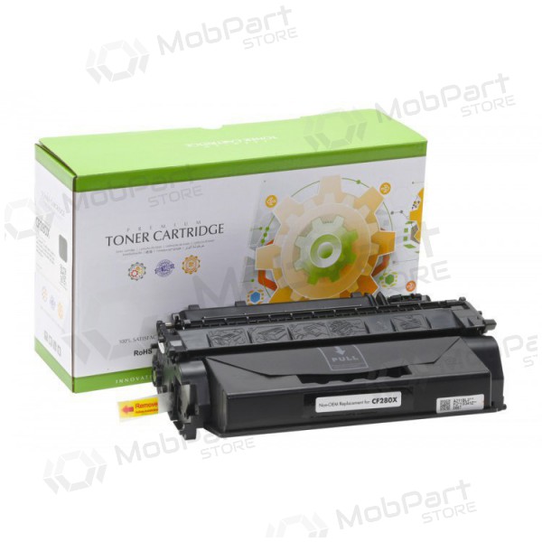Compatibele Static Control HP CF280X zwarte toner voor laserprinters, 6900 pagina's.