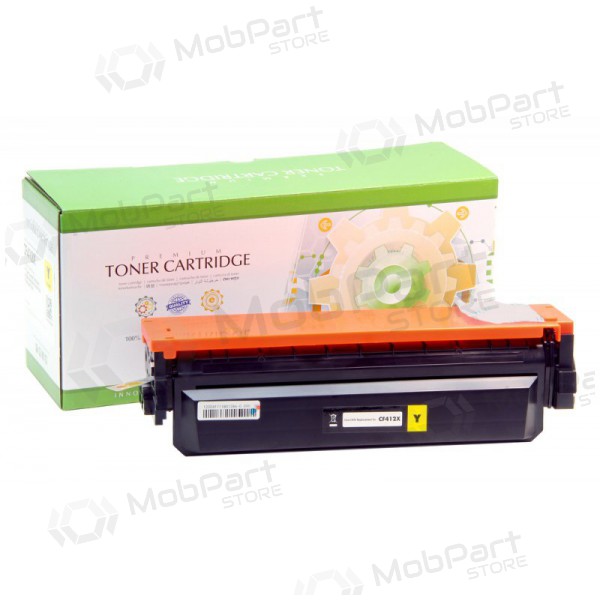 Compatibele Static Control HP (CF412X) / Canon CRG 046H, gele toner cartridge voor laserprinters, 5000 pagina's.