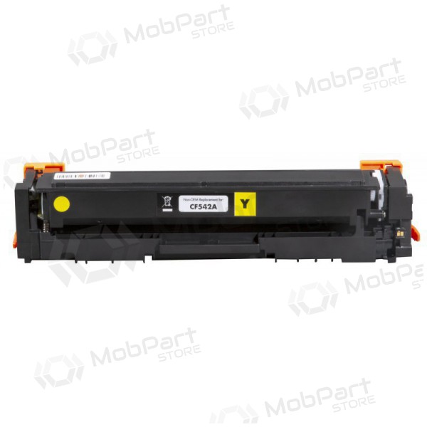 Compatibele Static Control HP 203A (CF542A) gele tonercartridge met nieuwe chip voor laserprinters, 1400 pagina's.