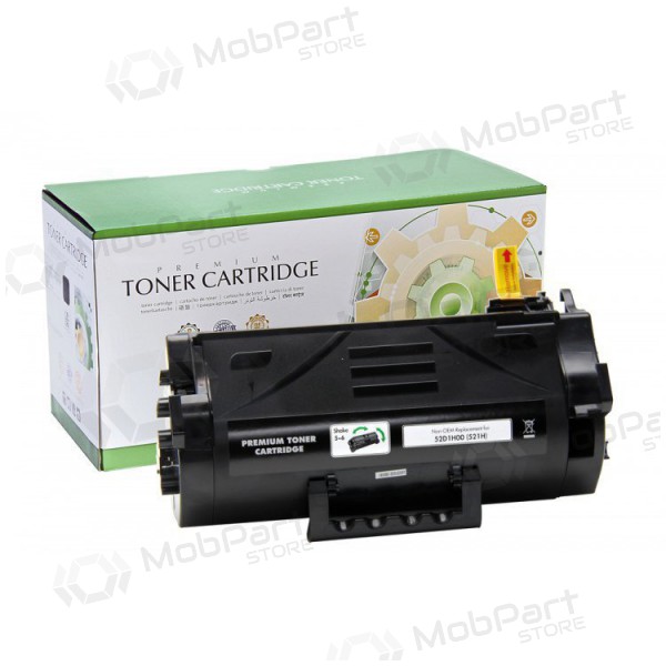 Neorigineel Static Control Lexmark 522H (MS710/MS711/MS810/MS811/MS812) (52.5D2H00), zwart patroon voor laserprinters, 25000 pagina's.