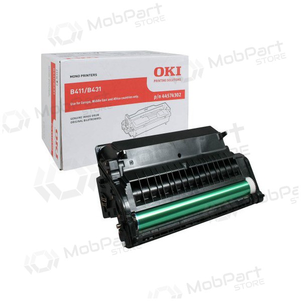 Oki B 411 (44574302), zwart būgnas voor laserprinters