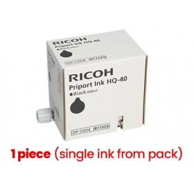 Ricoh Priport HQ-40 (817225) inktcartridge, zwart (1 stuk)