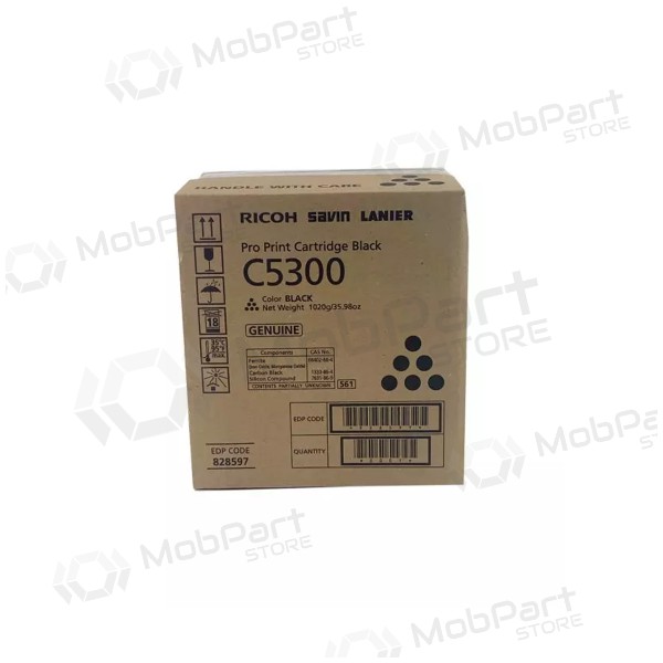 Ricoh C5300 (828601), zwart patroon voor laserprinters, 31000 pagina's.