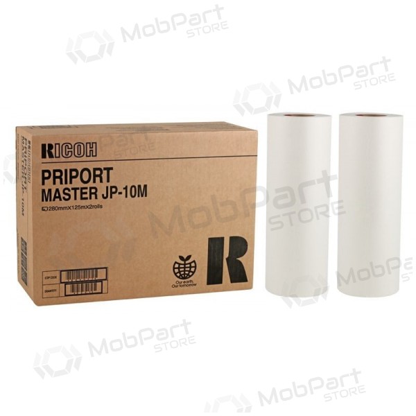 Ricoh Priport Master JP-10M (893027) (2 ROLLEN/verpakking) 280x125mm Digitale Duplicator Benodigdheden