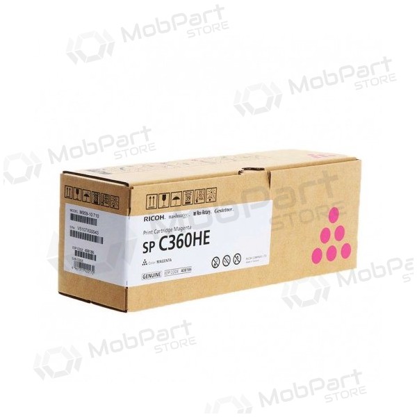 Ricoh SP C360HE (408186) lasercartridge, magenta
