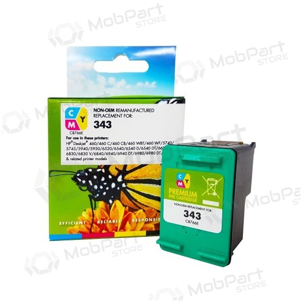 Static Control inktcartridge CMY, compatibel met HP 343 Tri-color (C8766EE) 330 pagina's