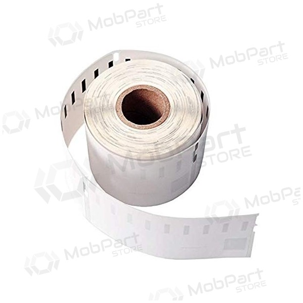 TopJet Etikettenrol Zwart op Wit, 54x101mm, 220 Stickers, compatibel met Dymo 99014 (S0722430)